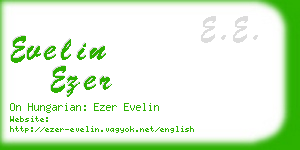 evelin ezer business card